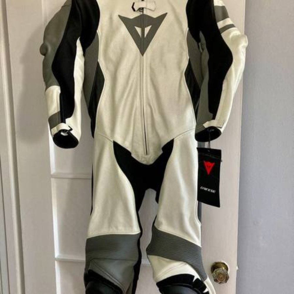 Dainese female Killalane racing suit Pearl/Black/Grey